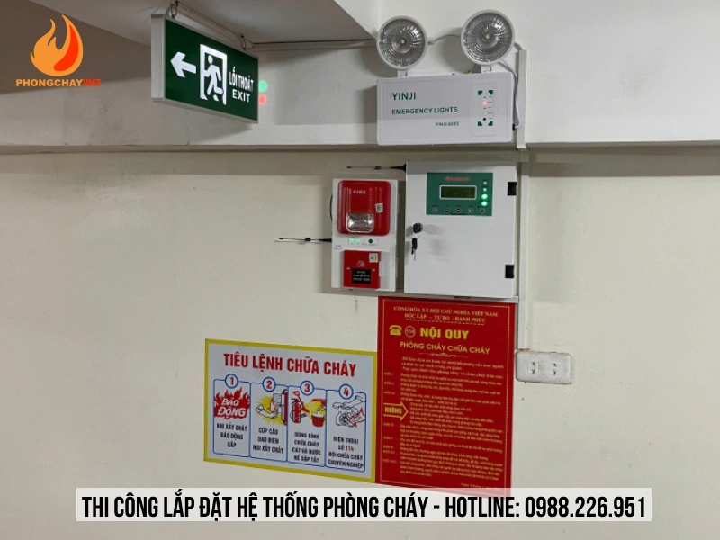 Đội ngũ lắp đặt hệ thống báo cháy cho công trình kinh nghiệm lâu năm, tay nghề cao